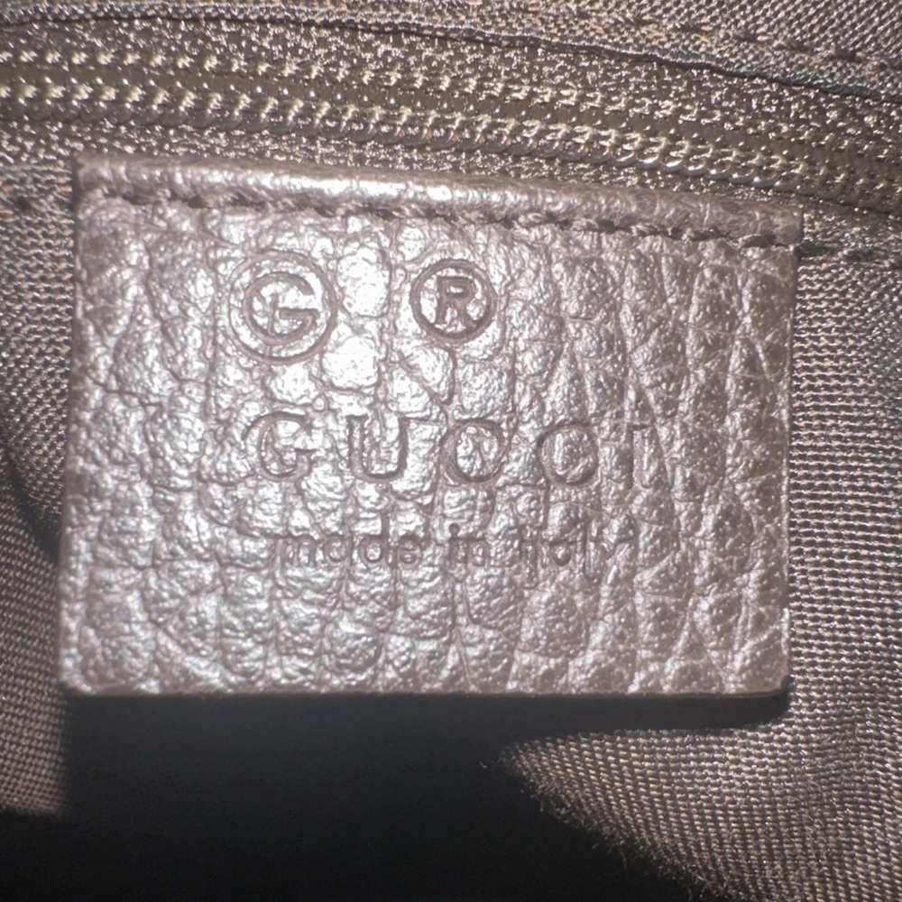 Gucci, brown leather tote with bamboo and tassels - Picture 12 of 16